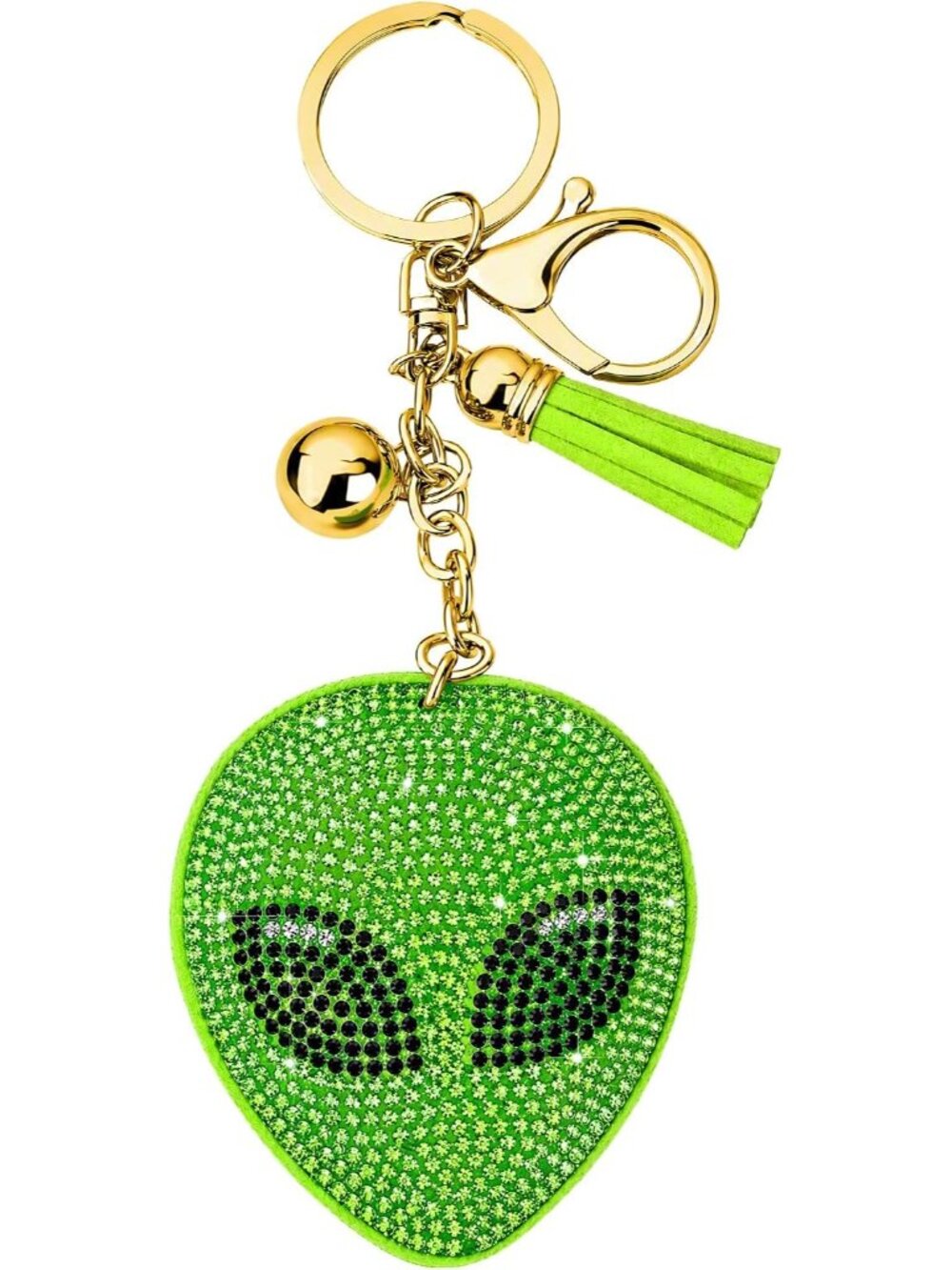 Bling Accessories - Rhinestone & Charms Keychain Set for Women, Perfect for Car